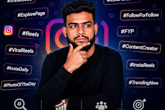 research hashtags for your instagram account and build your personal branding
