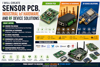 do sensor pcb design, industrial iot pcb, and rf device