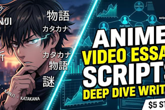 write engaging manga recap and manhwa recap youtube scripts