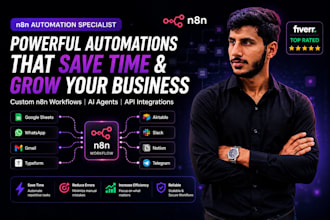 build n8n automation workflows to connect your apps and save time