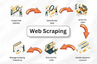 write custom python scripts for automation and web scraping