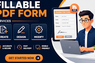 create interactive fillable pdf form, editable pdf form