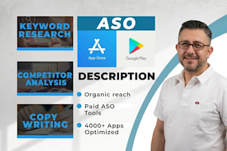 do aso expert services and optimize app store or google play app descript
