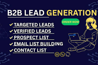 provide all  types of lead generation services