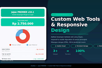 develop custom web tools and responsive websites