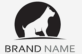 design equestrian equine horse dog and animal pet farm logo