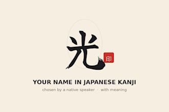 translate your name into japanese kanji with meaning