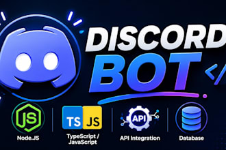 develop a custom discord bot for your server using javascript or typescript
