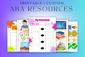 create custom aba therapy materials for parents, rbts, and bcbas