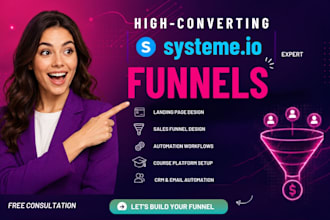 systeme io sale funnel systeme io landing page systeme io website systeme io