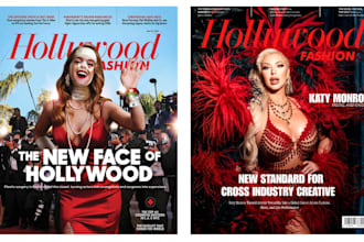 get you featured in hollywood fashion magazine with cover and article