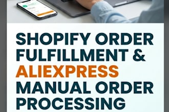 expert shopify order processing and store manager