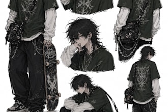 draw custom anime characters