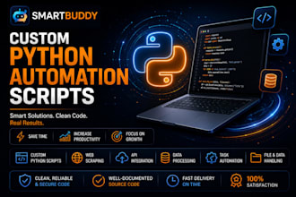 build custom python automation scripts for your business