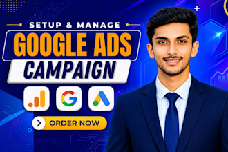 set up and manage google ads campaign, performance max as a SEM specialist