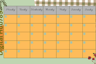 design custom digital planner, journal, and tracker templates in canva