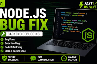 fix node js express mongodb postgresql backend bugs