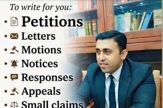 provide legal drafting services for pakistan and US courts