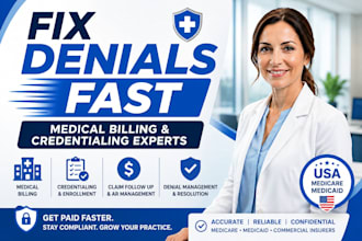 do medical billing, insurance enrollment and credentialing USA