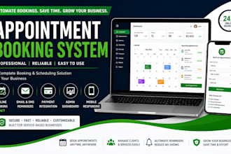 build a custom online appointment booking system for your business