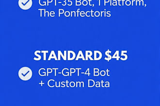 build ai chatbot, telegram bot or gpt tool in 24h