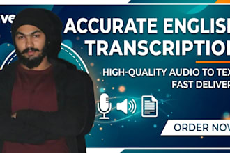 transcribe your interview or podcast professionally