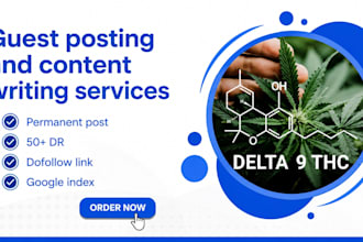 do provide cbd guest post on high DR websites