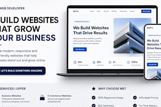 build a modern landing page for your business or startup