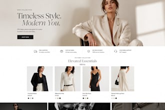 create fashion store in shopify
