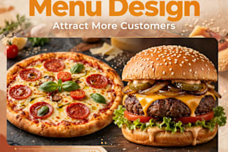 professional restaurant menu design that attracts more customers