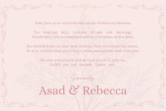 design event or wedding invitations which are beautiful