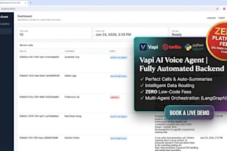 build custom vapi ai voice agent and full stack automation