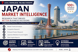 be your local market researcher in japan