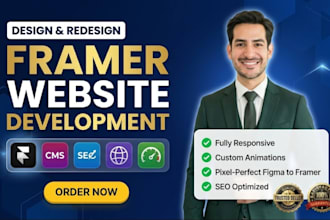 redesign update fix framer website design framer landing page framer animation