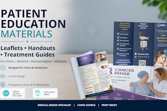 design patient education handouts and medical brochures
