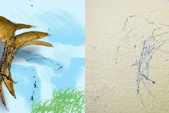 turn your child sketches into artwork   dad   moms