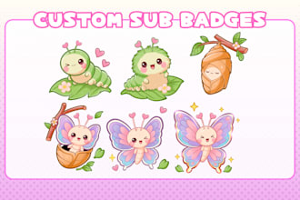 create custom sub badge for streamer