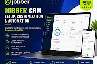 be your expert in jobber CRM setup, automation, scheduling, workflow specialist