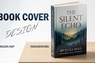 create a premium paperback cover and hardcover design for KDP