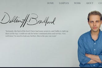 create and host a custom website for you