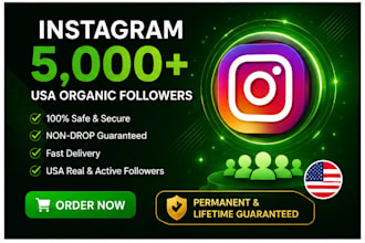 provide 5000 real targeted USA instagram followers