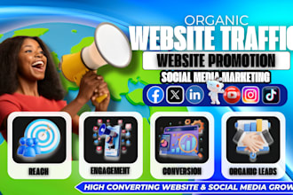 do organic social media website promotion to increase etsy, ebay website traffic