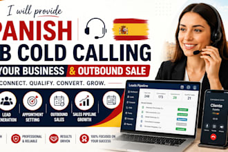 provide spanish b2b cold calling for your business and outbound sales