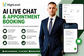 create gohighlevel ai chatbot  appointment booking for your business
