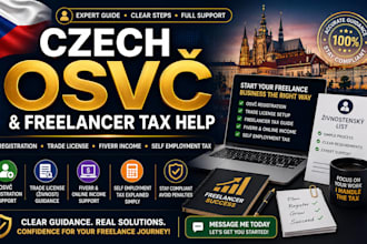 guide czech osvc registration freelancer tax trade license setup self employment