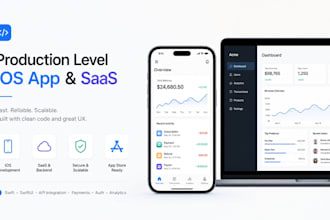 build production level ios apps and saas products