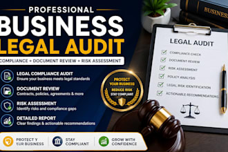 do conduct business legal audit compliance document review risk assessment