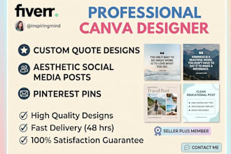 design creative quotes and aesthetic social media posts