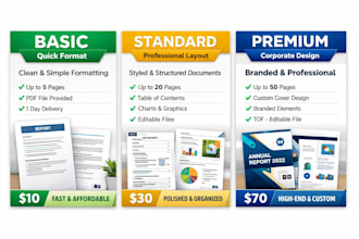 design professional PDF layouts and format documents