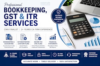 do gst return filing, itr filing, and bookkeeping